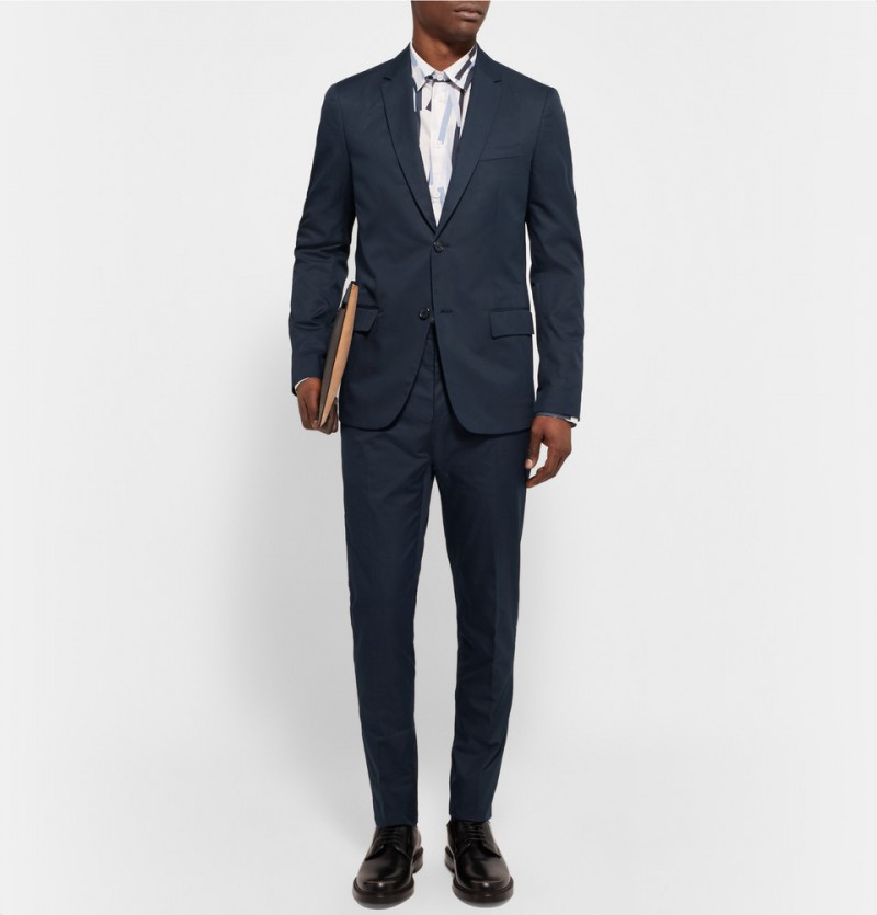 Jil Sander Navy Slim Suit