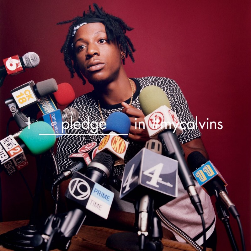 Joey Bada$$ is ready for questions as one of the stars of Calvin Kleins spring-summer 2016 campaign.