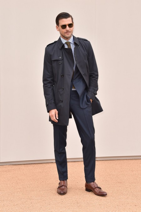 Burberry's Front Row Makes a Sharp Coat Statement