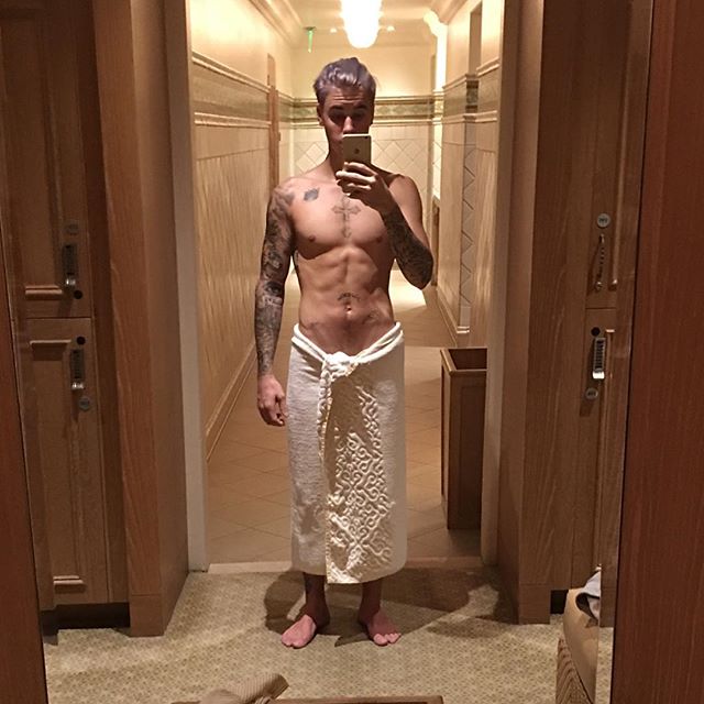 Justin Bieber Unveils Purple Hairstyle  The Fashionisto