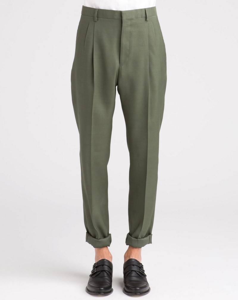 Lanvin Relaxed Pleated Trousers