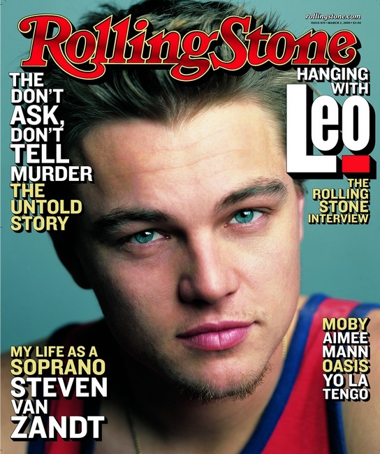 Leonardo DiCaprio covers the August 2000 issue of Rolling Stone.