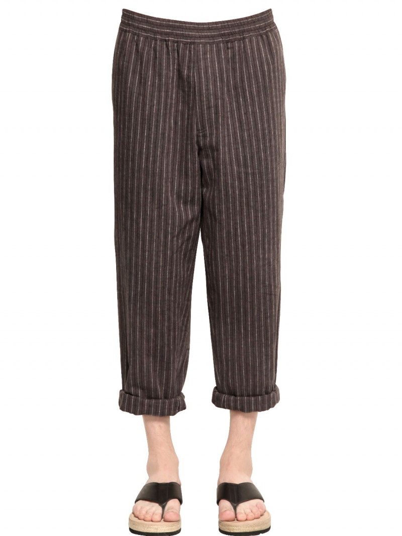 MSGM-Linen-Jacquard-Pants