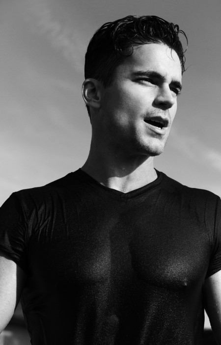 Matt Bomer Black Wet T Shirt Mens Fitness