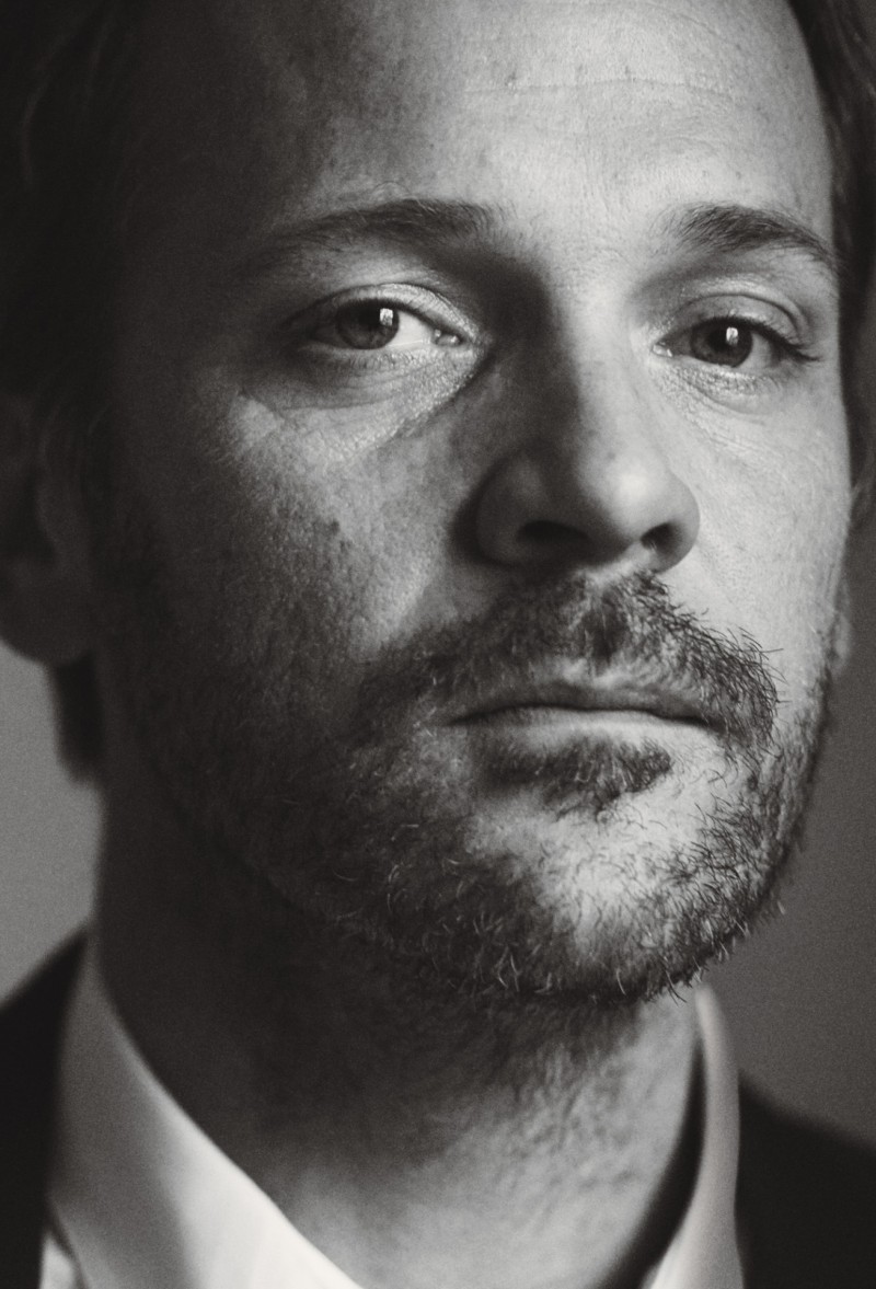 Peter Sarsgaard photographed by Peter Lindbergh for W magazine.