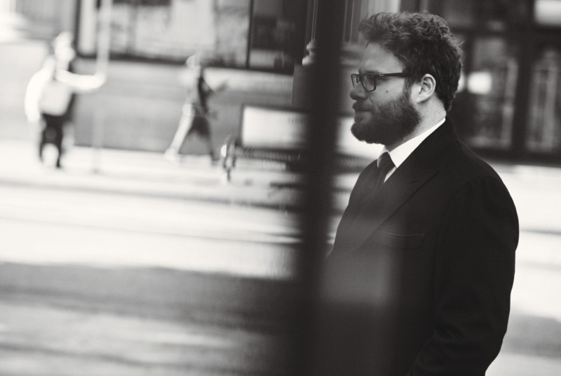 Seth Rogen photographed by Peter Lindbergh for W magazine.
