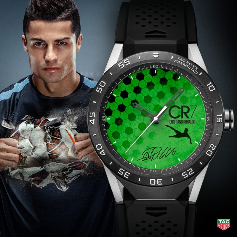 TAG Heuer Connected Watch by Cristiano Ronaldo » Cristiano Ronaldo, Tom Brady + More Design TAG Heuer Connected Watches TAG Heuer Connected Watch by Cristiano Ronaldo