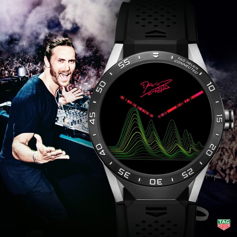 TAG Heuer Connected Watch by David Guetta » Cristiano Ronaldo, Tom Brady + More Design TAG Heuer Connected Watches TAG Heuer Connected Watch by David Guetta