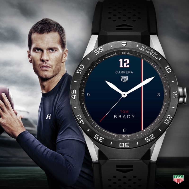 TAG Heuer Connected Watch by Tom Brady » Cristiano Ronaldo, Tom Brady + More Design TAG Heuer Connected Watches TAG Heuer Connected Watch by Tom Brady