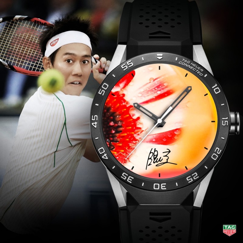TAG Heuer Connected Watch by Kei Nishikori » Cristiano Ronaldo, Tom Brady + More Design TAG Heuer Connected Watches TAG Heuer Connected Watch by Kei Nishikori