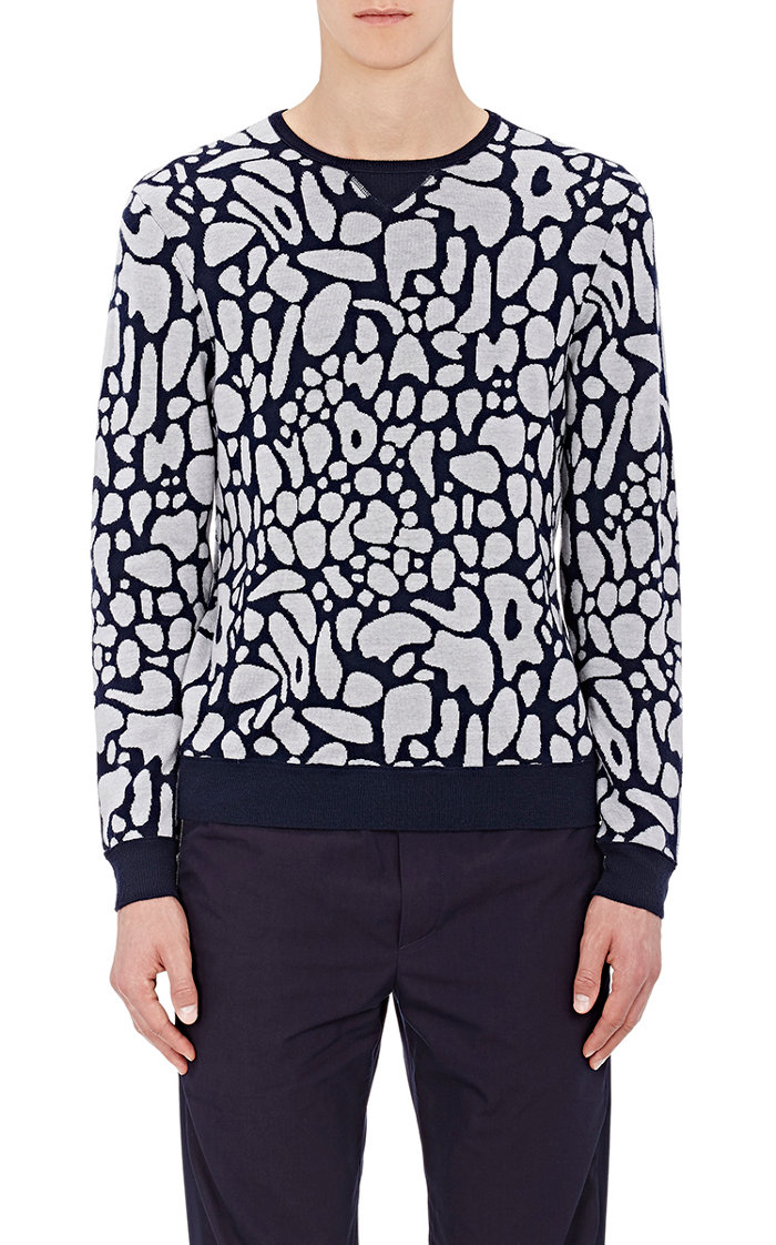 Tim Coppens Mushroom Top Intarsia Sweater