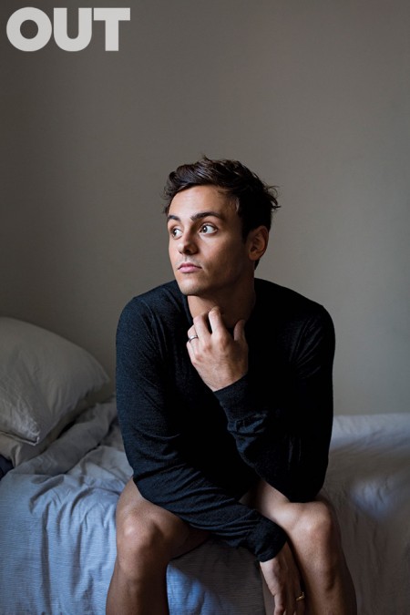 Tom Daley Dustin Lance Black 2016 OUT Photo Shoot 006