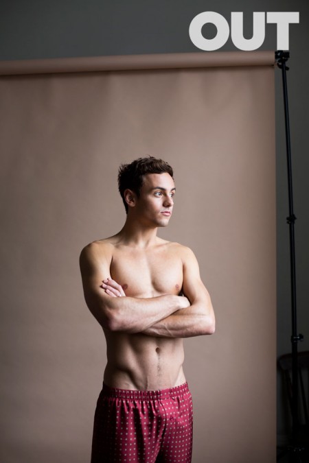 Tom Daley Dustin Lance Black 2016 OUT Photo Shoot 009