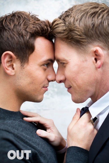 Tom Daley Dustin Lance Black 2016 OUT Photo Shoot 013