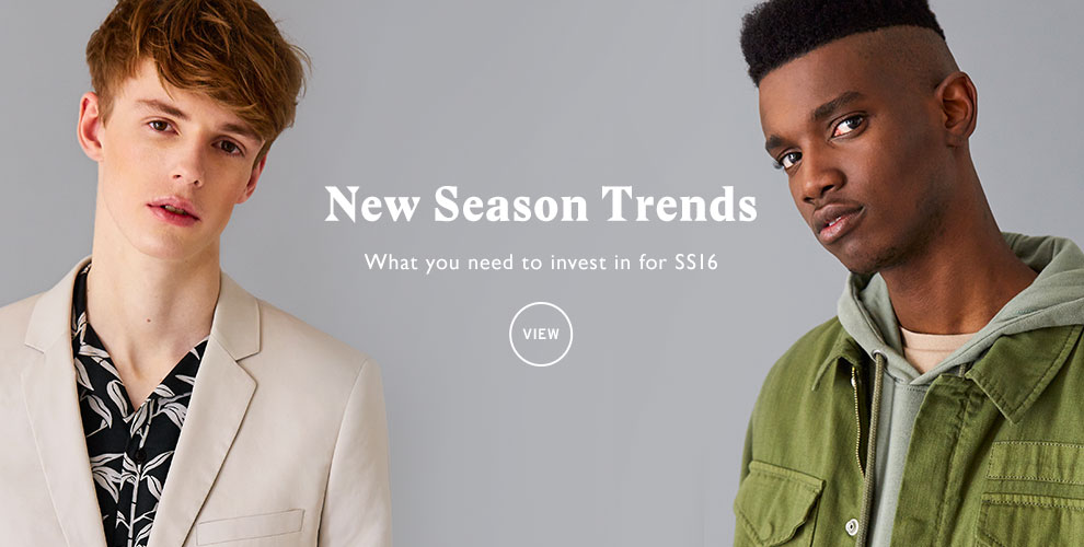 Topman Revisits 90s Style for Spring 2016 Trends
