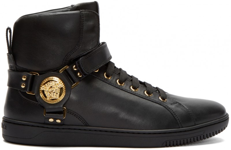 Versace Harness High-Top Medusa Sneakers