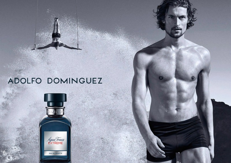 Wouter Peelen fronts Adolfo Dominguez Agua Fresca Extreme fragrance campaign.