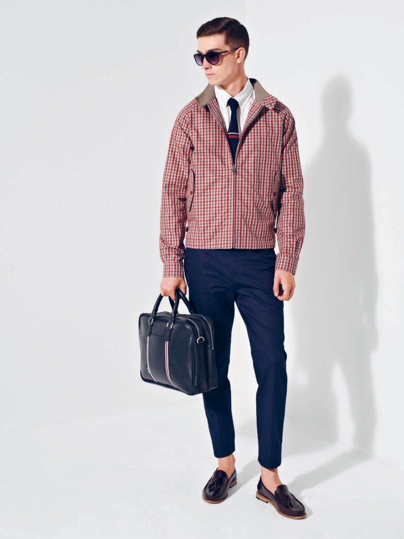 Ben Sherman embraces smart tailored separates with a trim silhouette for spring.