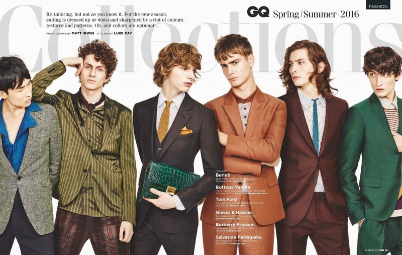 British GQ rounds up designer suiting from the spring-summer 2016 collections.