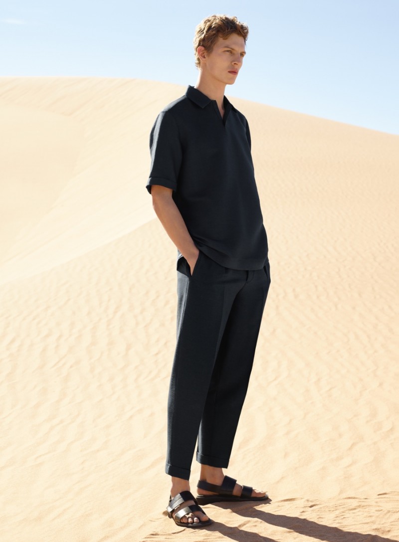 Tim Schuhmacher photographed by Karim Sadli in California for COS' spring-summer 2016 campaign. » COS Heads to Desert for Spring Ads Tim Schuhmacher photographed by Karim Sadli in California for COS' spring-summer 2016 campaign.