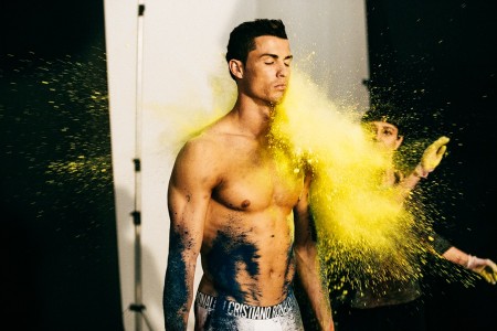 Cristiano Ronaldo Makes a Splash for CR7 Spring Campaign