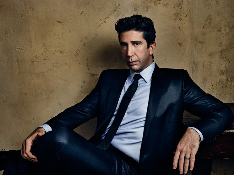 David Schwimmer photographed for The Hollywood Reporter.