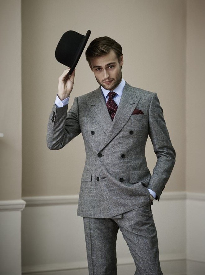 Its hats off to Mr Porter as Douglas Booth stars in a stylish spring shoot.