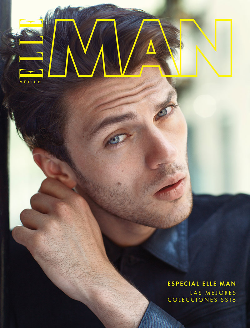 Silviu Tolu covers a special supplement of Elle Man Mexico, featuring GUESS fashions.