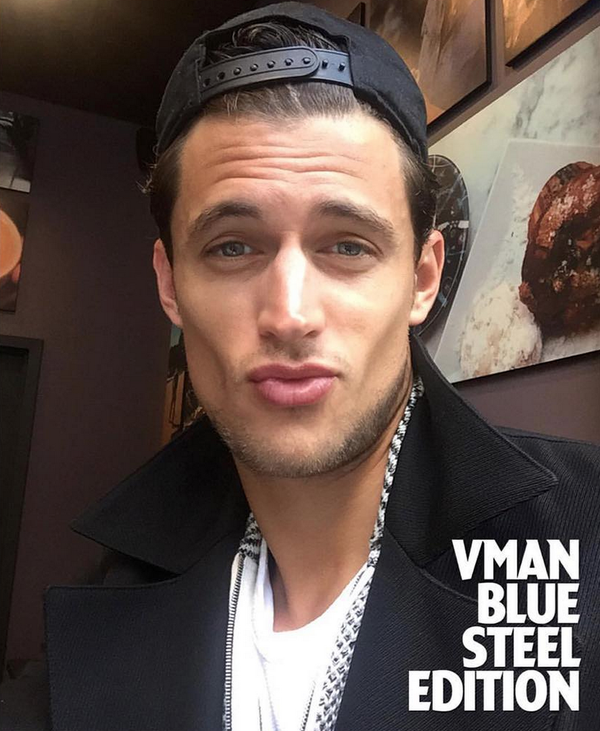 Garrett Neff gives his best Blue Steel for VMAN.