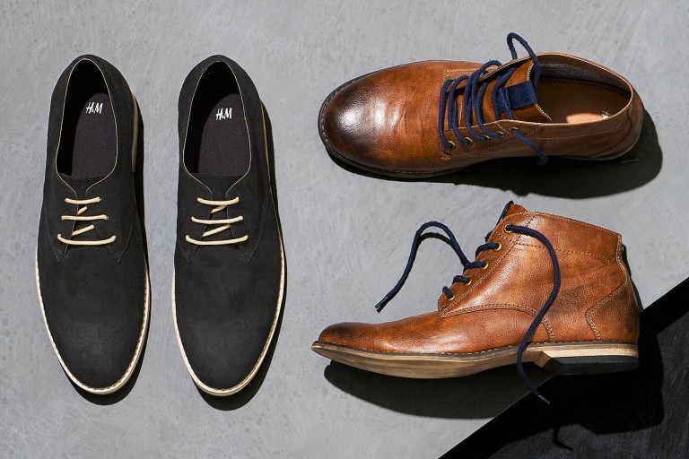 h and m mens shoes