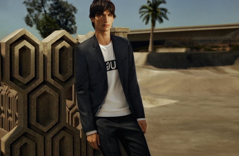 HUGO by Hugo Boss' spring-summer 2016 campaign featuring Luca Lemaire. 