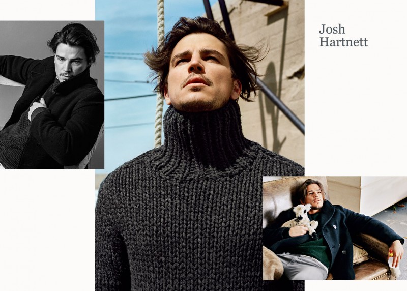 Josh Hartnett photographed by Bruce Weber for Marc OPolo fall-winter 2015 campaign.