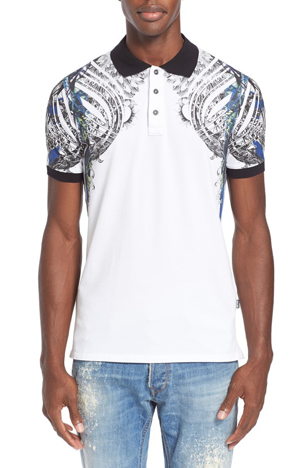 Just Cavalli Print Polo