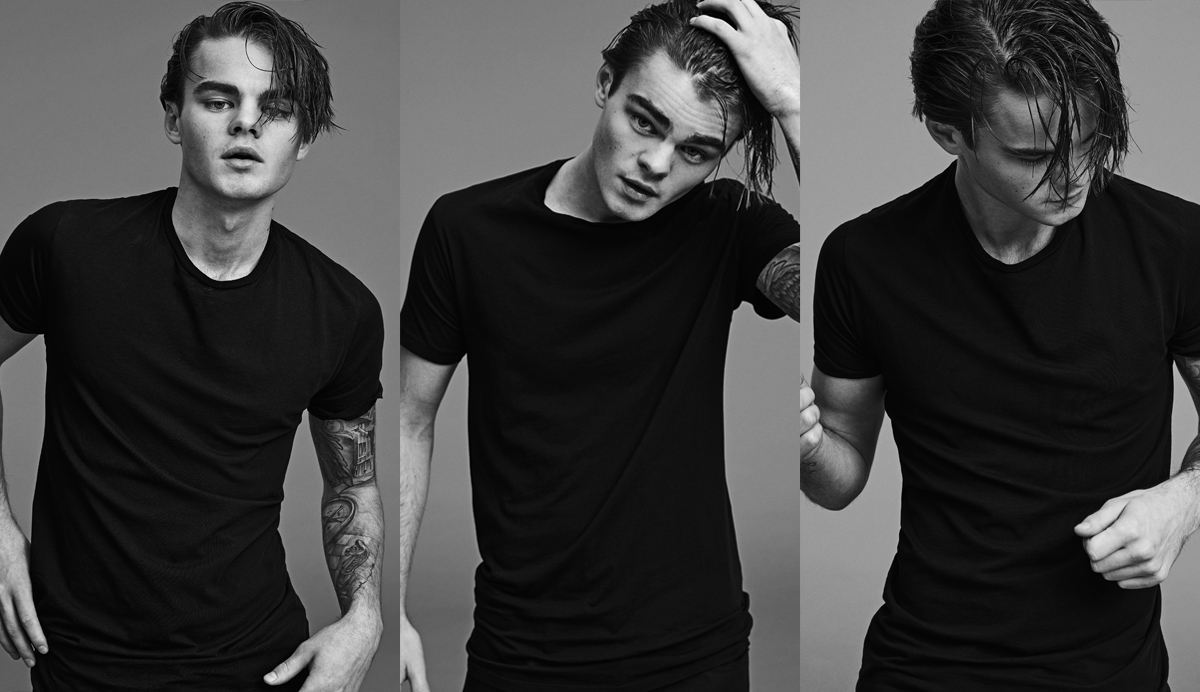 Leonardo DiCaprio Lookalike Konrad Annerud Models Ralph Lauren for Barneys