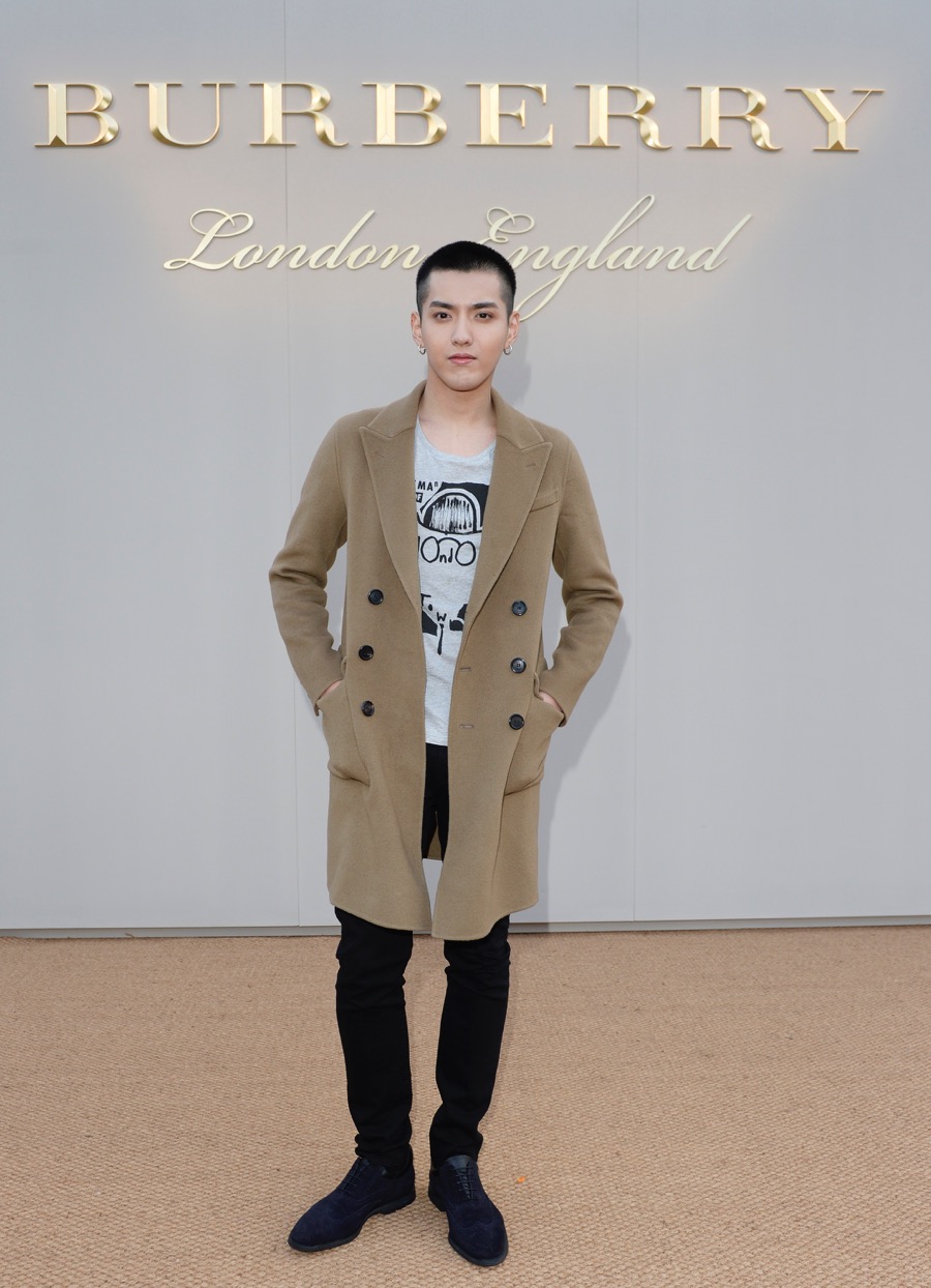 Kris Wu Has a Burberry Military Style Moment – The Fashionisto