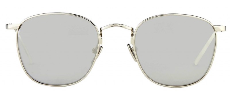 Linda Farrow Platinum Mirrored Sunglasses