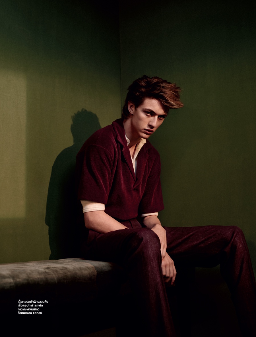 Lucky Blue Smith 2016 LOptimum Thailand Cover Photo Shoot
