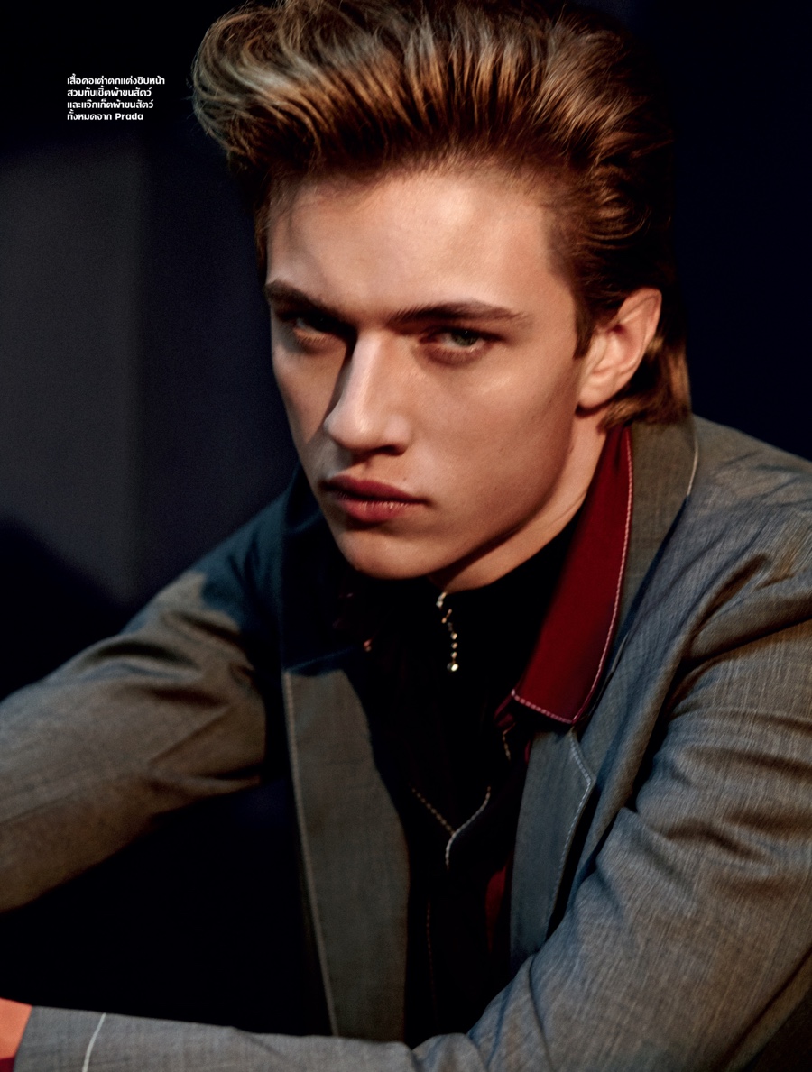 Lucky Blue Smith 2016 LOptimum Thailand Cover Photo Shoot