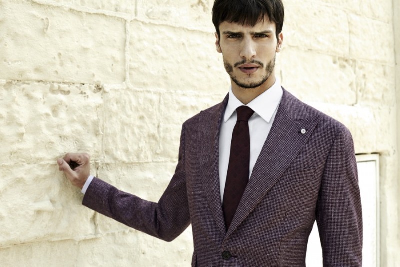 Luigi-Bianchi-Mantova-2016-Spring-Summer-Collection-Look-Book-003 » Luigi Bianchi Mantova Plays Up Tonal Patterns for Spring Luigi-Bianchi-Mantova-2016-Spring-Summer-Collection-Look-Book-003