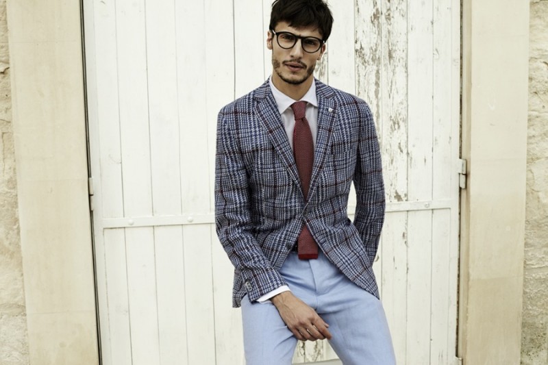 Luigi-Bianchi-Mantova-2016-Spring-Summer-Collection-Look-Book-028 » Luigi Bianchi Mantova Plays Up Tonal Patterns for Spring Luigi-Bianchi-Mantova-2016-Spring-Summer-Collection-Look-Book-028