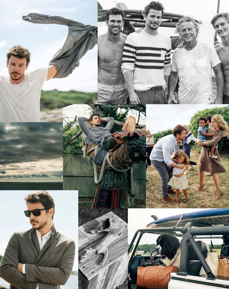 Marc O'Polo spring-summer 2016 campaign featuring  Josh Hartnett and Dree Hemingway.