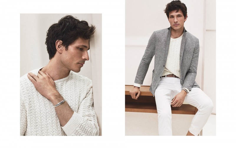 Andres Velencoso Segura wears elegant separates from Massimo Dutti's NYC Limited Edition collection.