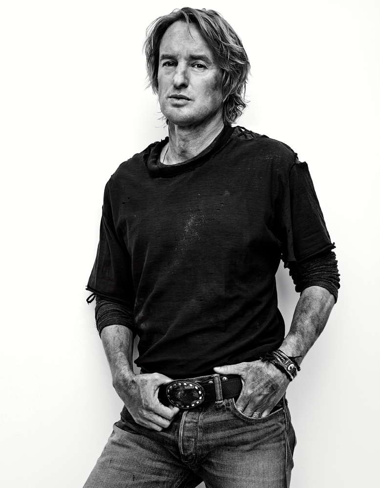 Owen Wilson is photographed by Gregory Harris for Interview magazine.
