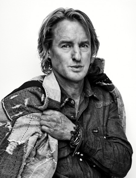Owen Wilson Does Double Denim for Interview Cover Shoot