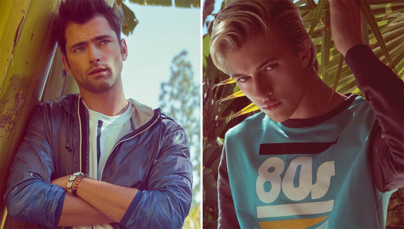 Penshoppe Spring 2016 Campaign (Left to Right): Sean O'Pry, Lucky Blue Smith