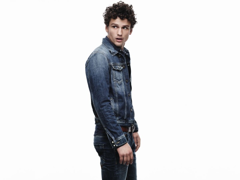 Simon Nessman doubles down on denim for Pepe Jeans' spring-summer 2016 campaign.