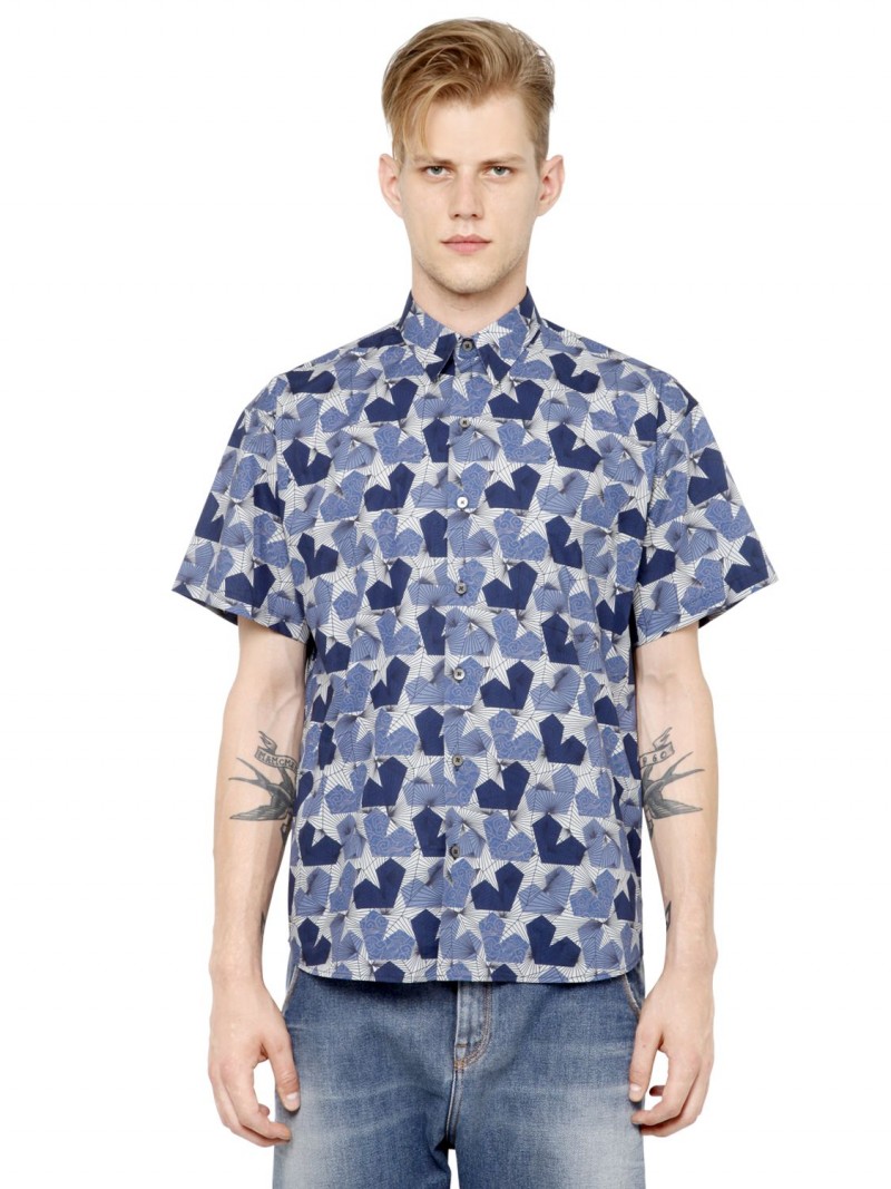 Ports 1961 Star Camouflage Short-Sleeve Shirt