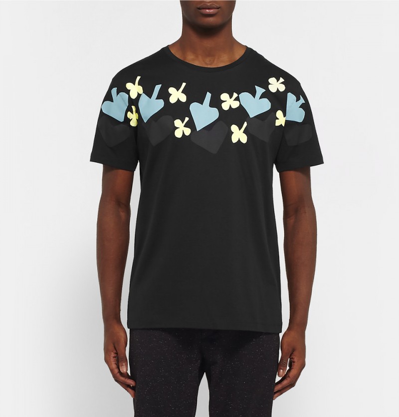 Raf Simons Slim-Fit Printed Cotton T-Shirt