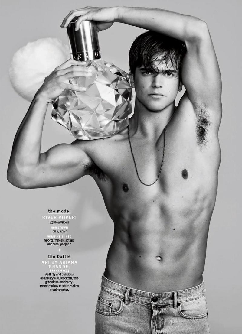 River Viiperi photographed for the pages of Cosmopolitan magazine.