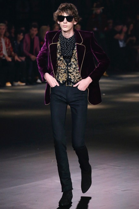 Saint Laurent 2016 Fall Winter Menswear Runway Show Collection 010